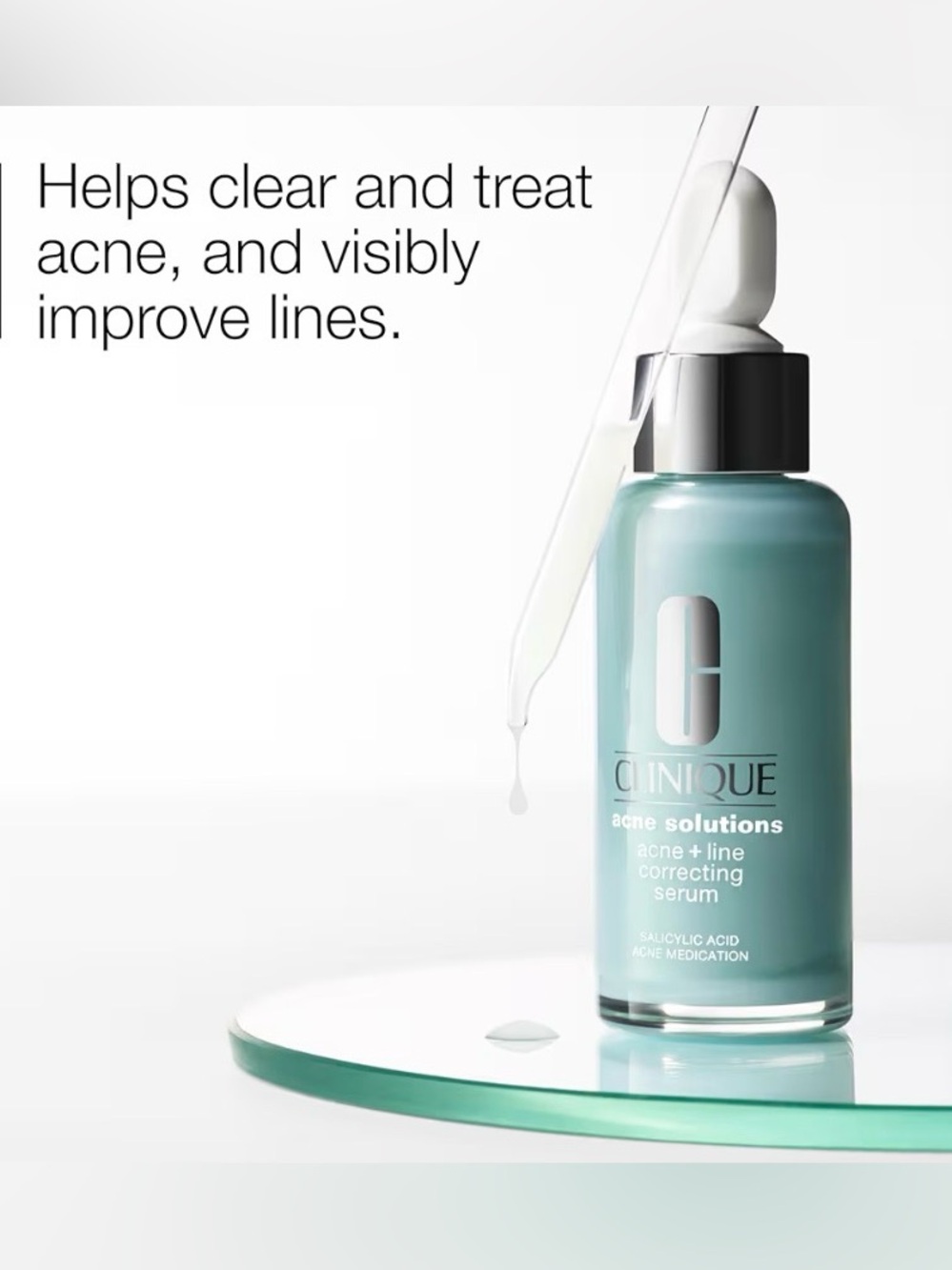 ⭐️NIB⭐️Clinique~ Anti-Blemish Solutions~Blemish & Line Correcting Serum - Picture 5 of 8